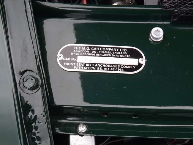 1977 MG B V8 Roadster 3.5-Litre-Sold
