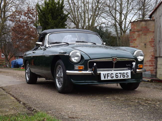 1977 MG B V8 Roadster 3.5-Litre-Sold