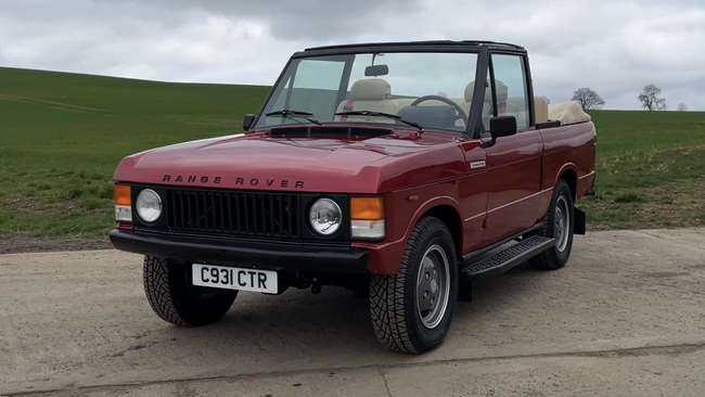 1985 Range Rover 3.5-Litre V8 Convertible-Sold