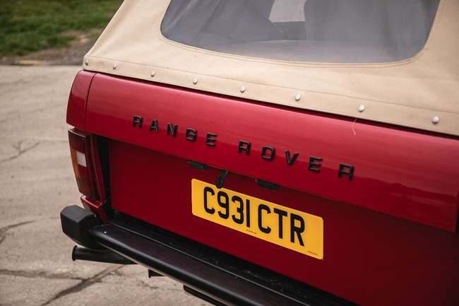 1985 Range Rover 3.5-Litre V8 Convertible-Sold