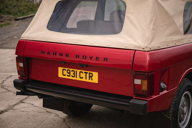1985 Range Rover 3.5-Litre V8 Convertible-Sold