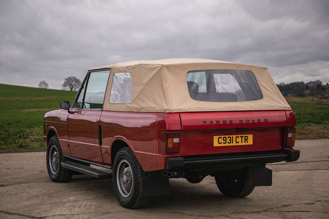 1985 Range Rover 3.5-Litre V8 Convertible-Sold