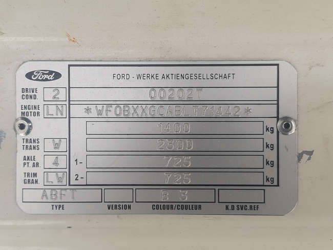 1990 Ford Escort RS Turbo S2-Sold