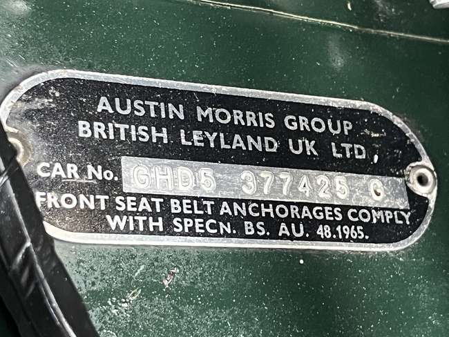 1975 MG B GT Jubilee-Sold
