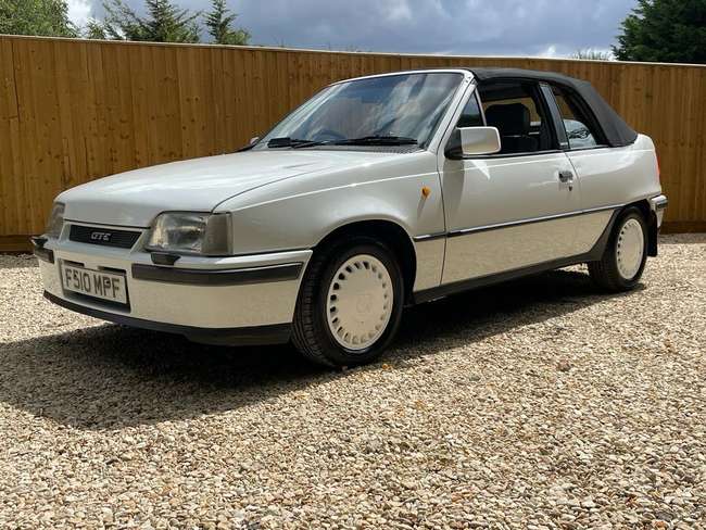 1988 Vauxhall Astra GTE Mk2 8v Convertible-Sold