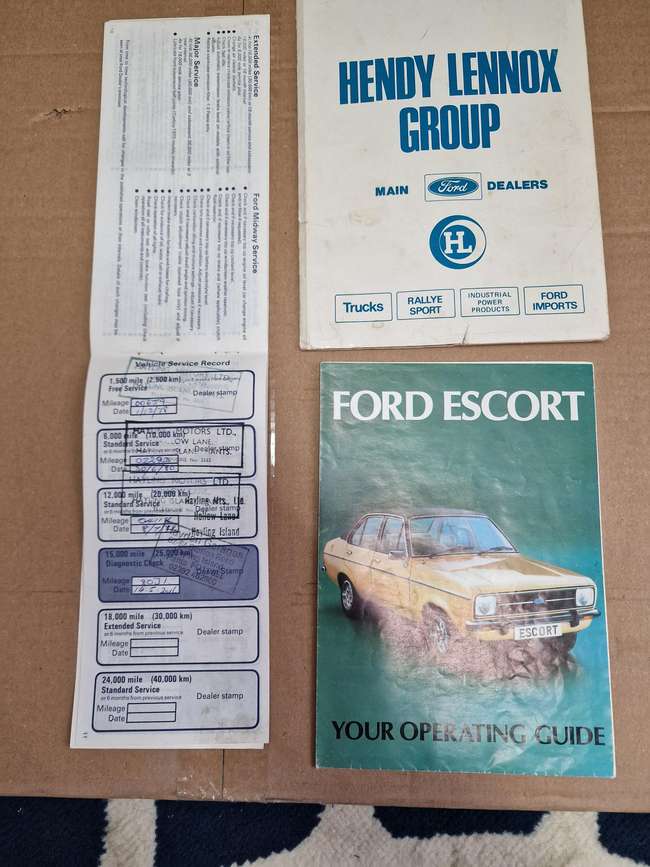 1978 Ford Escort Mk2 1.6 Ghia Auto - 9,515 miles-For Sale