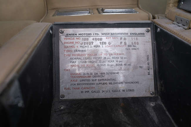 1972 Jensen Interceptor III-Sold