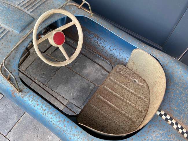 c.Early 1960s Tri-ang Jaguar E-Type Pedal Car-Sold