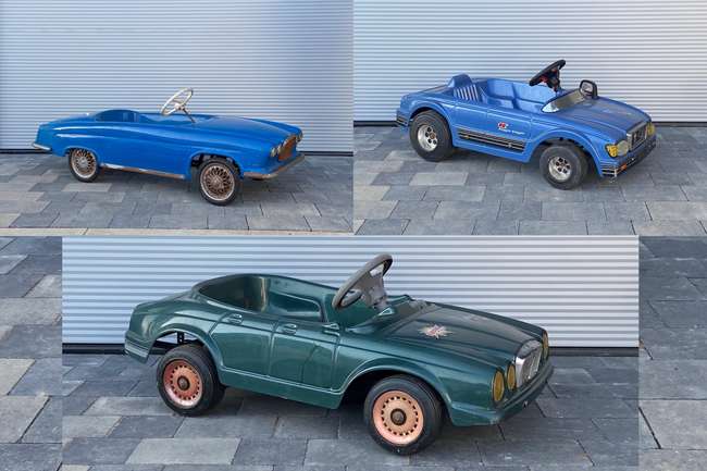 Three Jaguar/Daimler Pedal Cars-Sold