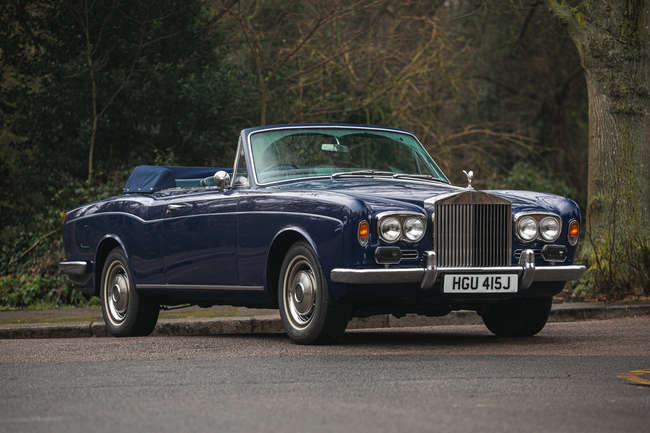 Iconic Auctioneers | 1971 Rolls-Royce Corniche Convertible - Ex