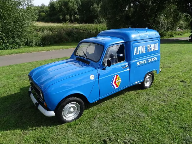 Brochure Vintage Renault 4 Fourgonnette (4L) - Document RARE Des Années 1961-1994