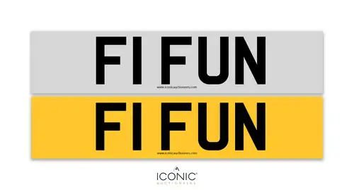 UK Registration Number F1 FUN-For Sale