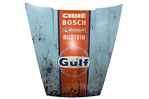'Gulf' Liveried Original Porsche 911 Steel Bonnet With LED B-For Sale