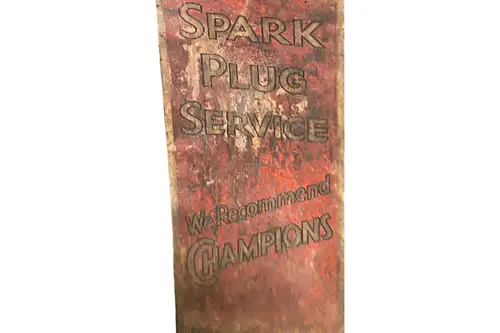 Champion Spark Plug Metal Service Sign-For Sale