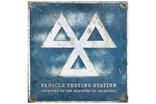 Vehicle Testing Station M.O.T. Sign-For Sale
