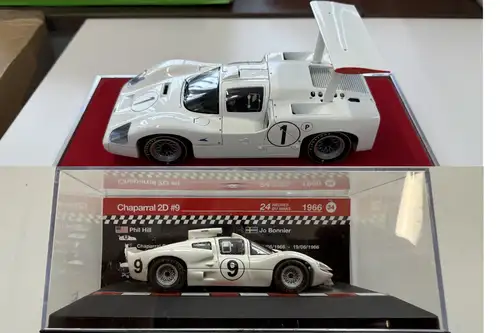 A Pair of Chaparral Sports Racing Models Presented in Perspe-For Sale