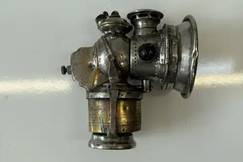 Pre-WWI Self-Generating Acetylene Headlamp-For Sale