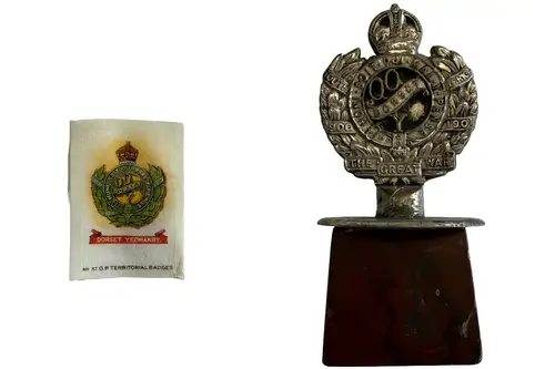 WWI Military Army Staff Car Radiator Mascot-For Sale