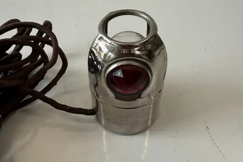 Edwardian Period Nickel Plated Magnalite Inspection Lamp-For Sale