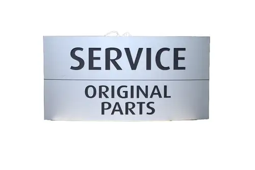 Alfa Romeo Service and Original Parts Large Dealership Illum-For Sale