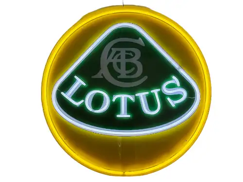 'Lotus' Neon Style Illuminated Sign -For Sale