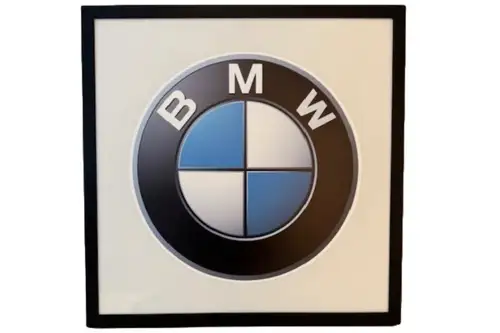 Brightly Illuminated 'BMW' Propeller Inspired Rondel-For Sale