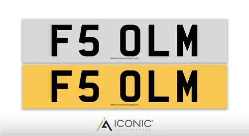 UK Registration Number F5 OLM-For Sale