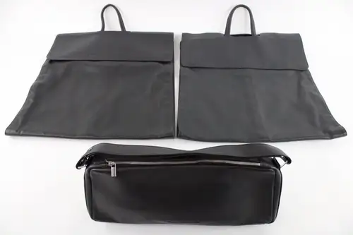 2004-2006 Porsche Carrera GT Black Three-Piece Luggage Set-For Sale