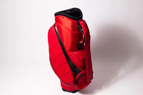 2010s Ferrari x Puma Golf Bag in Rosso Corsa-For Sale