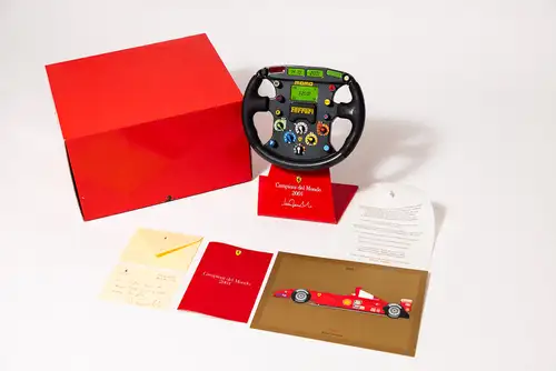 2001 Ferrari Formula 1 Carbon Fibre Steering Wheel 1:1 Scale-For Sale