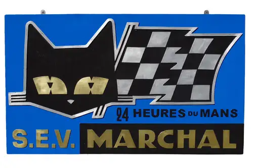 Fibreglass Le Mans Marchal Lamps Advertising Board Homage-For Sale