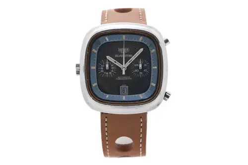 c.1971 Heuer Silverstone Automatic Chronographic-For Sale