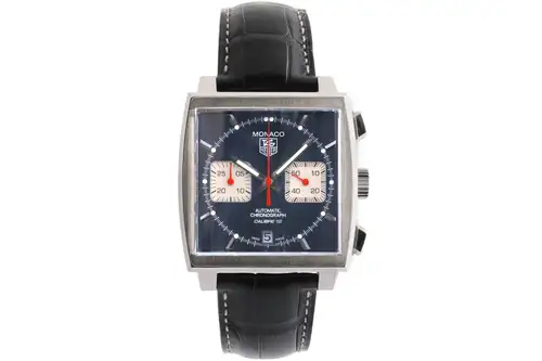 2012 Tag Heuer Monaco Blue Complete with Box and Paperwork-For Sale