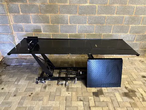 FoxHunter 1,000lb Workshop Motorcycle Hydraulic Lift/Table-For Sale