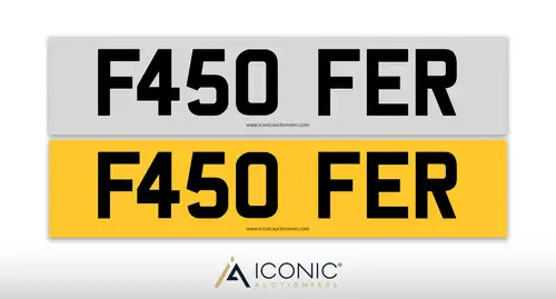 UK Registration Number F450 FER-For Sale