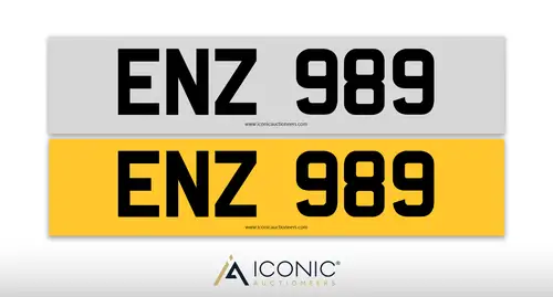 UK Registration Number ENZ 989-For Sale