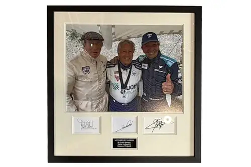 Large Colour Photographic Composition Signed by Three Motor -For Sale