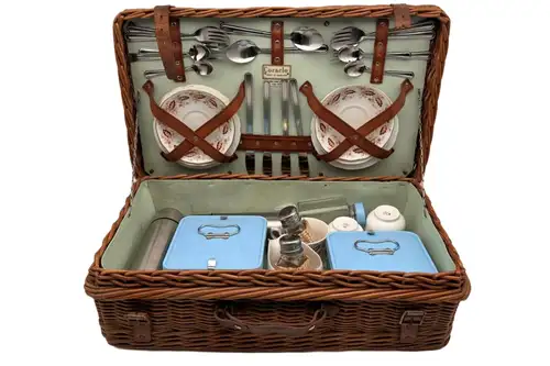 Four-Person Picnic Basket-For Sale