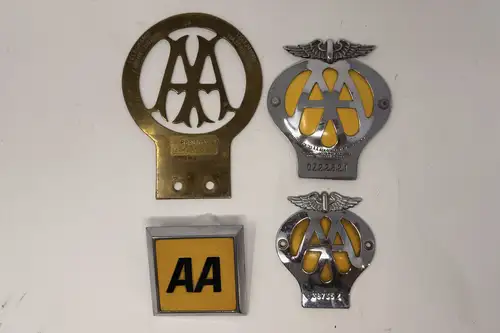 Collection of AA Automobile Association Badges-For Sale