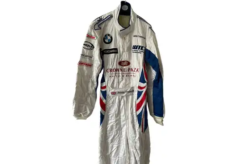 WTCC Champion Andy Priaulx Race Suit and Two Pairs of Signed-For Sale
