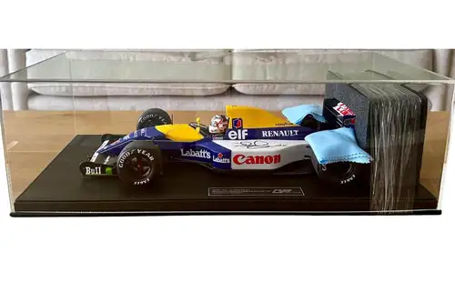 1:12 Scale Nigel Mansell CBE-Signed 1992 Williams FW14B by G-Sold