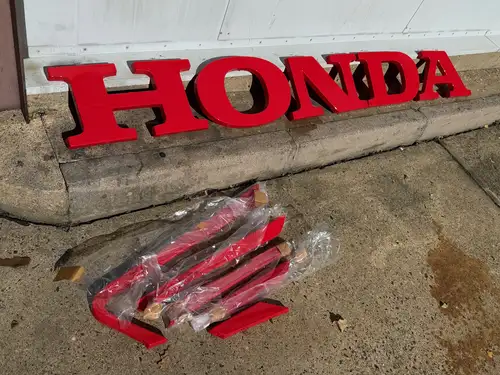 Official Honda Shop Sign-Sold