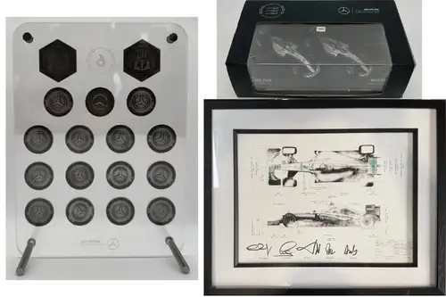 An Unrepeatable Collection of Mercedes AMG Formula 1 Memento-For Sale