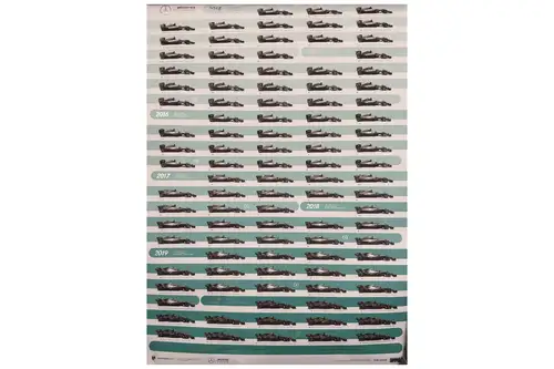 Mercedes-AMG Petronas Limited Edition Poster-For Sale