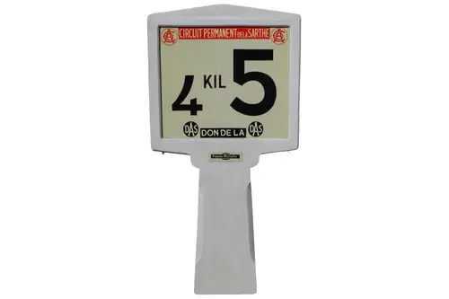 A Full Sized Replica of a Le Mans Kilometre Sign-For Sale