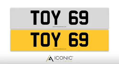 UK Registration Number TOY 69-For Sale
