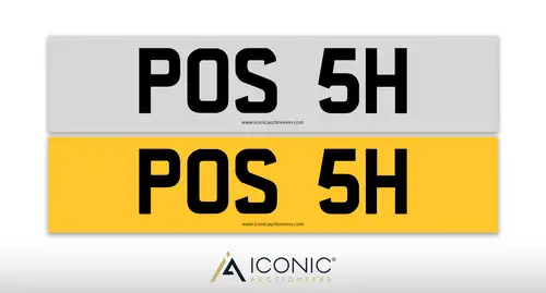 UK Registration Number POS 5H-Sold