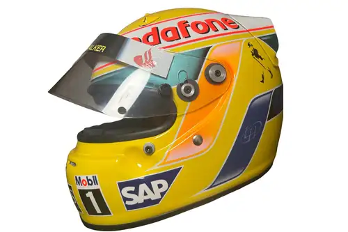Sir Lewis Hamilton-Signed 2007 Replica Helmet Painted by his-For Sale