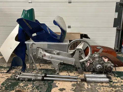 1992 Honda RS250 Frame with Parts - Job Lot -Sold