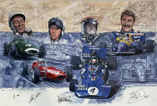 'Best of British' Original Artwork by Nicholas Watts and Mul-For Sale